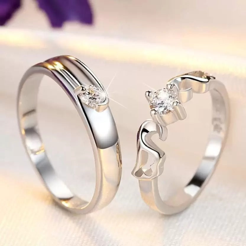 Stainless Steel Couple Rings β Engagement & Friendship Gift