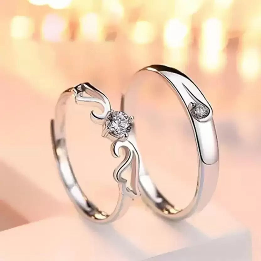 Stainless Steel Couple Rings β Engagement & Friendship Gift