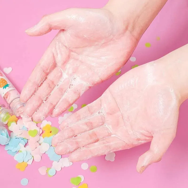 ✨ Mini Soap Petals in Tube – Portable, Disposable Paper Soap Sheets for Clean Hands On-the-Go | Ideal for Travel, Kitchen & Outdoors