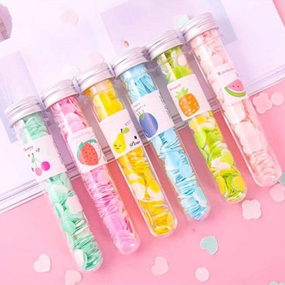✨ Mini Soap Petals in Tube – Portable, Disposable Paper Soap Sheets for Clean Hands On-the-Go | Ideal for Travel, Kitchen & Outdoors