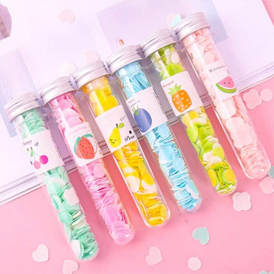 ✨ Mini Soap Petals in Tube – Portable, Disposable Paper Soap Sheets for Clean Hands On-the-Go | Ideal for Travel, Kitchen & Outdoors