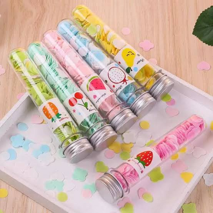 ✨ Mini Soap Petals in Tube – Portable, Disposable Paper Soap Sheets for Clean Hands On-the-Go | Ideal for Travel, Kitchen & Outdoors