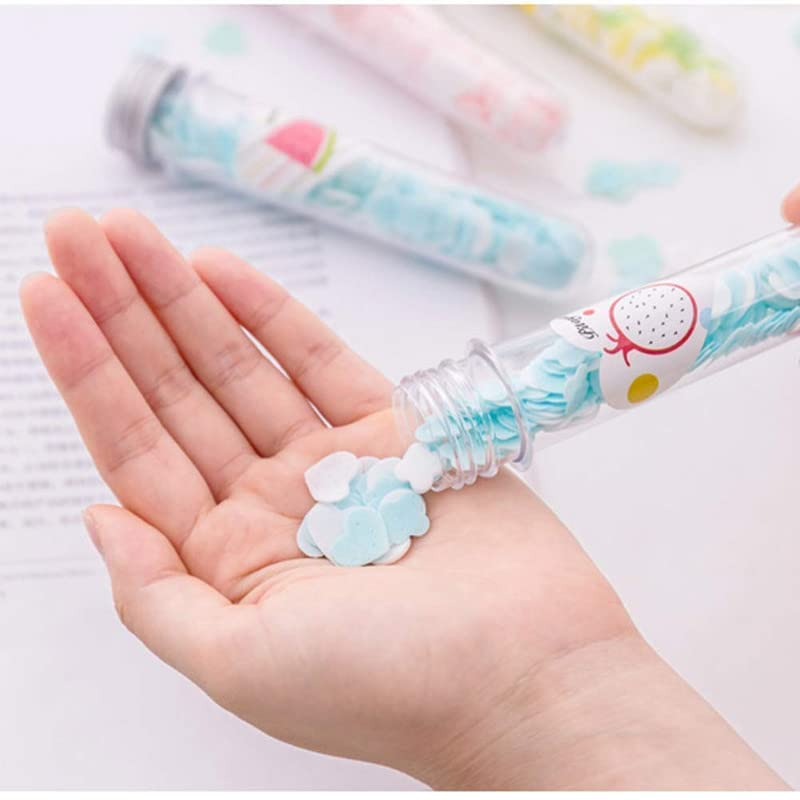✨ Mini Soap Petals in Tube – Portable, Disposable Paper Soap Sheets for Clean Hands On-the-Go | Ideal for Travel, Kitchen & Outdoors
